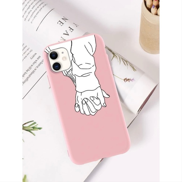 Pink Holding Hands iPhone 11 Pro Max Case 💖 - Picture 3 of 17